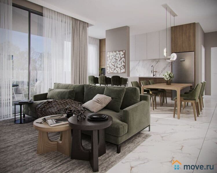 3-комн. апартаменты, 113 м²