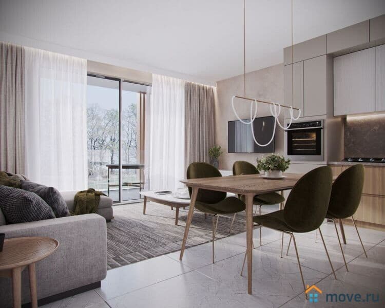 3-комн. апартаменты, 113 м²