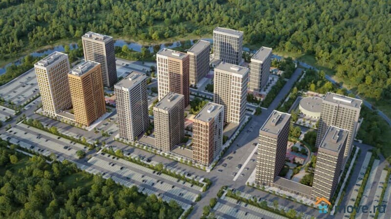 2-комн. квартира, 55.4 м²