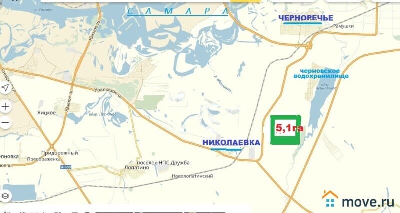 земля с/х назначения, 5.1 га