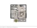 2-комн. квартира, 39 м²