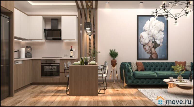 2-комн. квартира, 62 м²