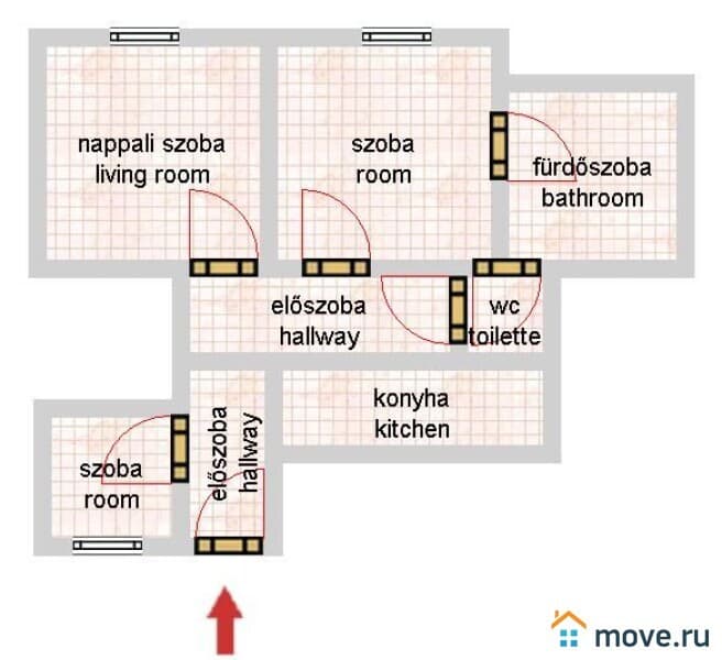 3-комн. квартира, 82 м²