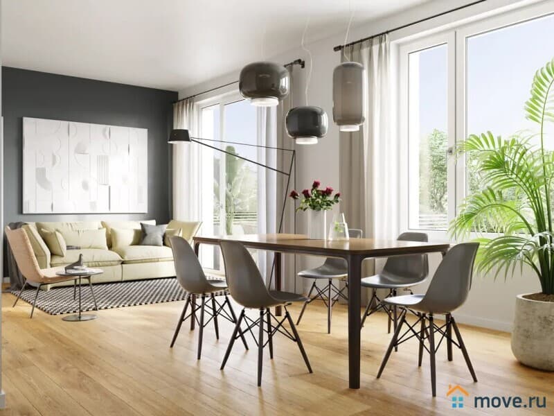 3-комн. квартира, 72 м²