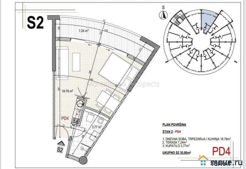 1-комн. квартира, 31 м²
