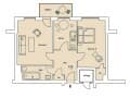 2-комн. квартира, 55 м²