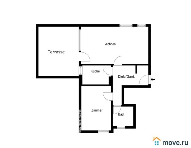 2-комн. квартира, 65 м²