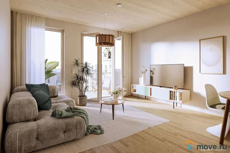 3-комн. квартира, 74 м²