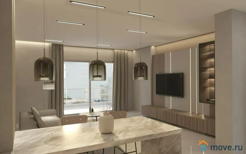 3-комн. квартира, 91 м²
