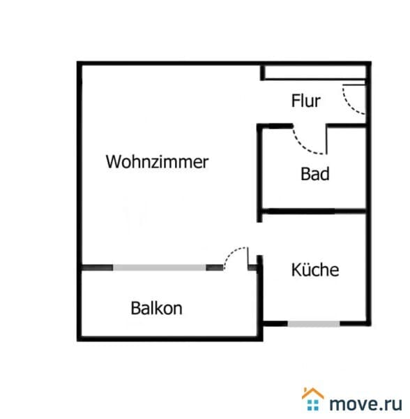 1-комн. квартира, 39 м²
