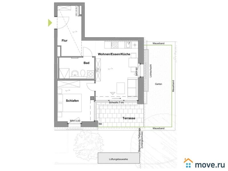 2-комн. квартира, 52 м²