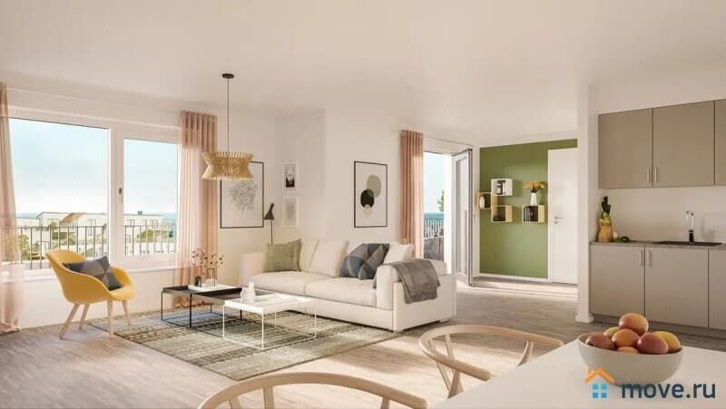 3-комн. квартира, 70 м²