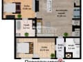 Купить трехкомнатную квартиру, 74 м², этаж 2 из 5. Фото 6