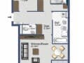 3-комн. квартира, 77 м²