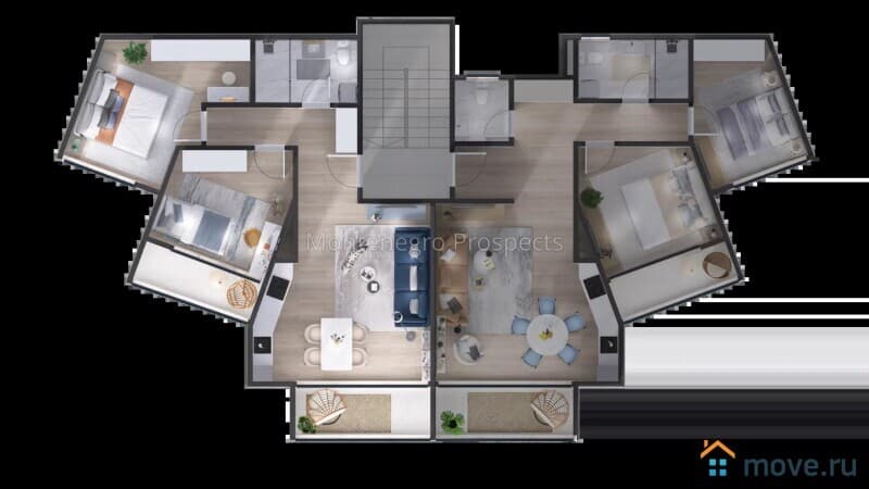 2-комн. квартира, 58 м²