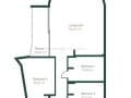 2-комн. квартира, 64 м²