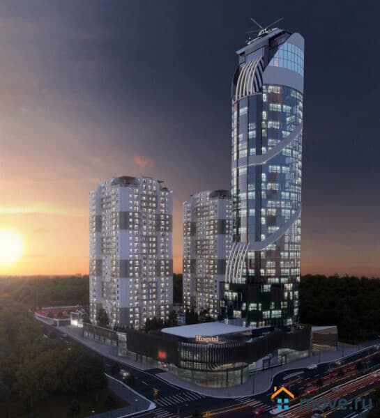 3-комн. квартира, 90 м²