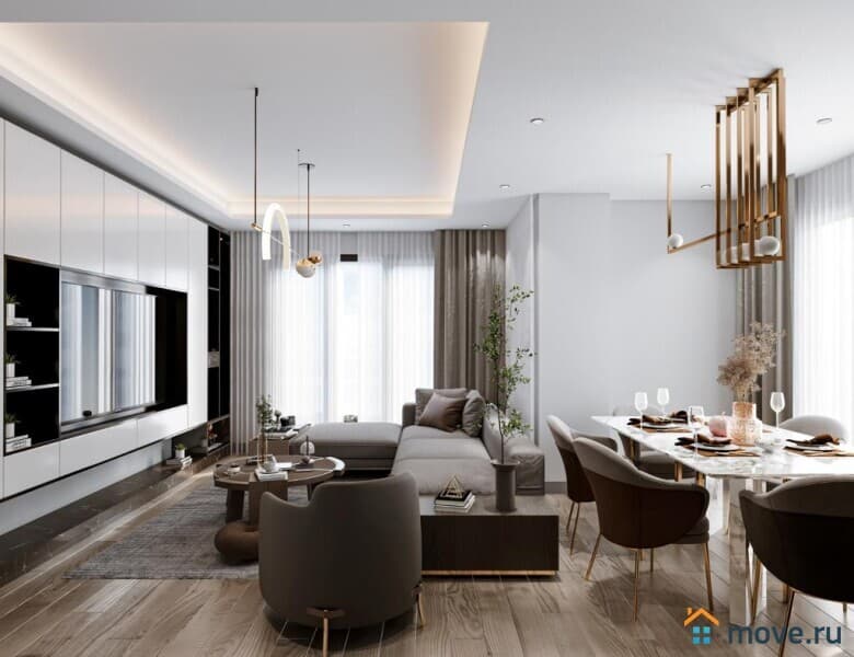 3-комн. квартира, 130 м²