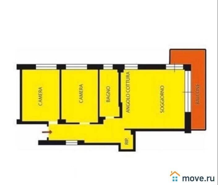 2-комн. квартира, 80 м²