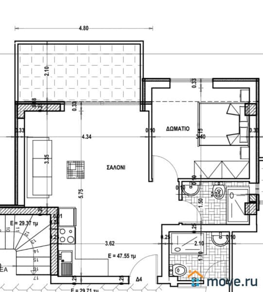 2-комн. квартира, 58 м²