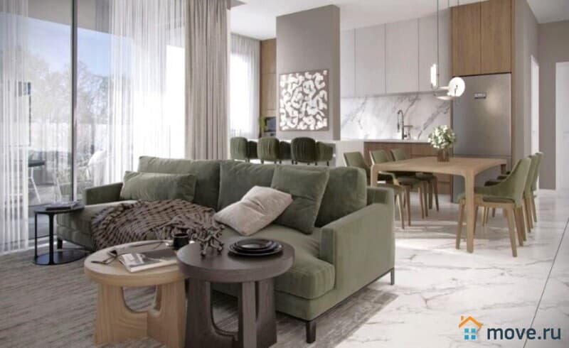 3-комн. апартаменты, 103 м²