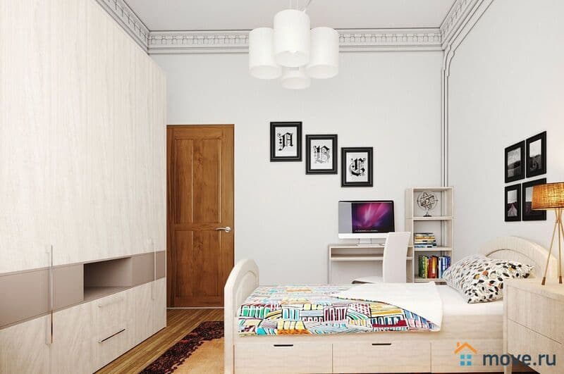 3-комн. апартаменты, 90 м²