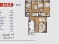 4-комн. апартаменты, 140 м²