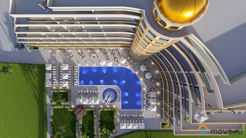 1-комн. апартаменты, 45 м²