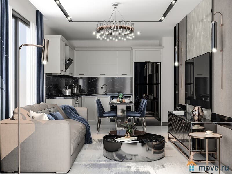 2-комн. апартаменты, 55 м²