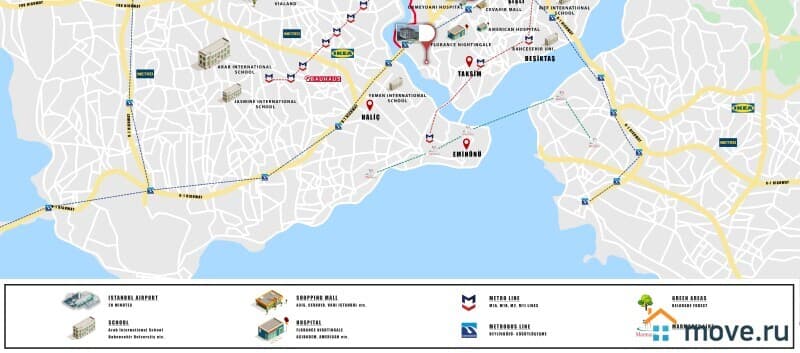 4-комн. апартаменты, 154 м²