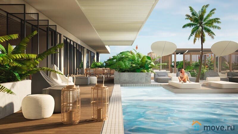 1-комн. апартаменты, 37 м²