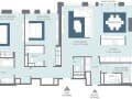 Продажа двухкомнатных апартаментов, 107 м², этаж 2 из 7. Фото 3