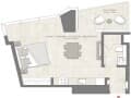1-комн. апартаменты, 47 м²