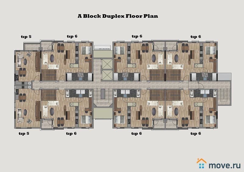 3-комн. апартаменты, 82 м²