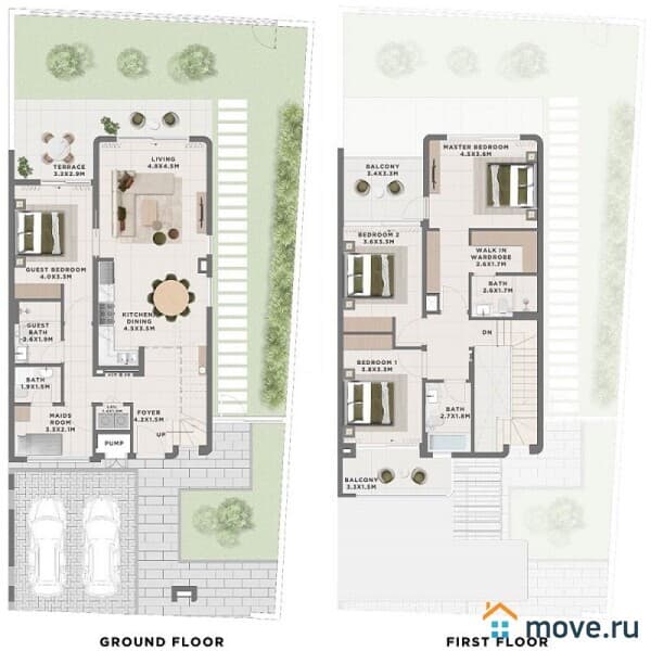 вилла, 347 м², 3 сотки
