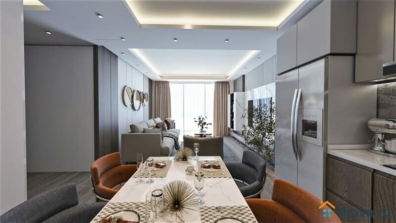 3-комн. апартаменты, 80 м²