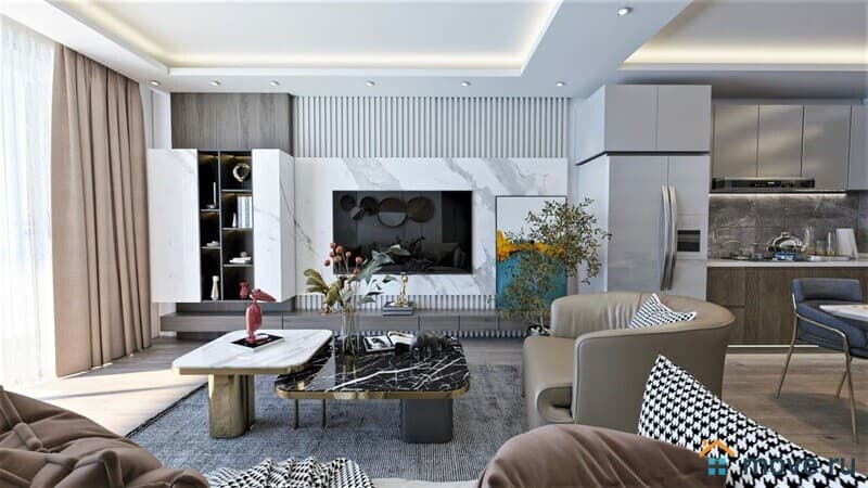 3-комн. апартаменты, 80 м²