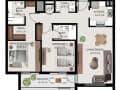 4-комн. апартаменты, 156 м²