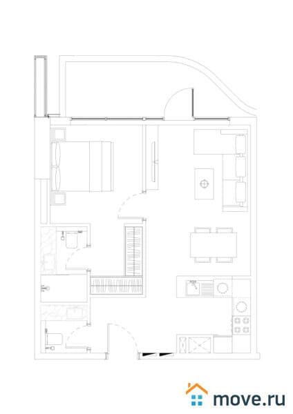 2-комн. апартаменты, 63 м²