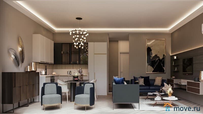 3-комн. апартаменты, 117 м²