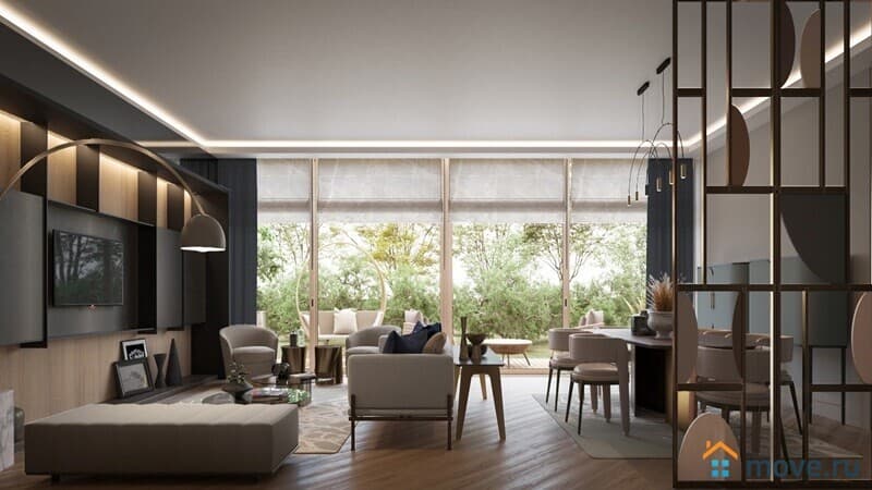 3-комн. апартаменты, 117 м²
