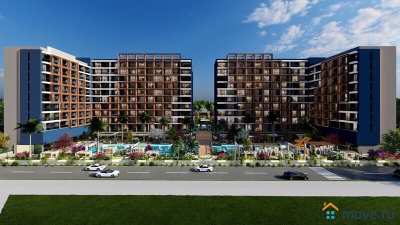 1-комн. апартаменты, 39 м²