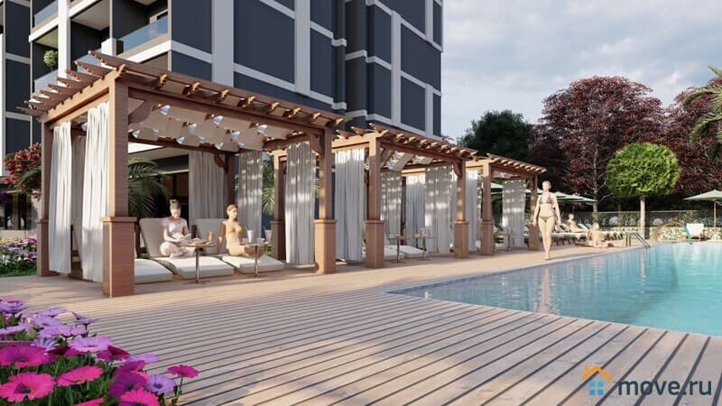 1-комн. апартаменты, 43 м²