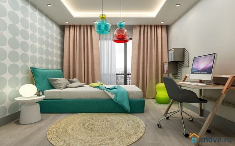 3-комн. апартаменты, 95 м²