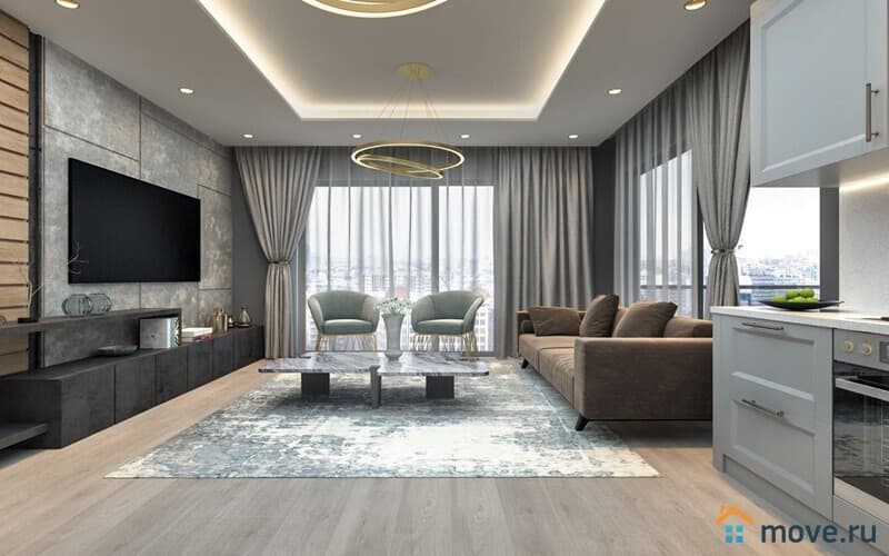 3-комн. апартаменты, 95 м²