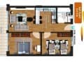 Продажа двухкомнатных апартаментов, 75 м², этаж 2 из 5. Фото 5