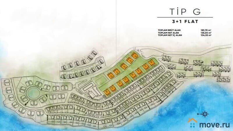 апартаменты, 130 м²