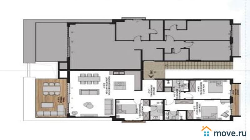 апартаменты, 130 м²