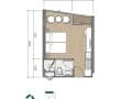 Продать однокомнатные апартаменты, 25 м², этаж 2 из 7. Фото 7