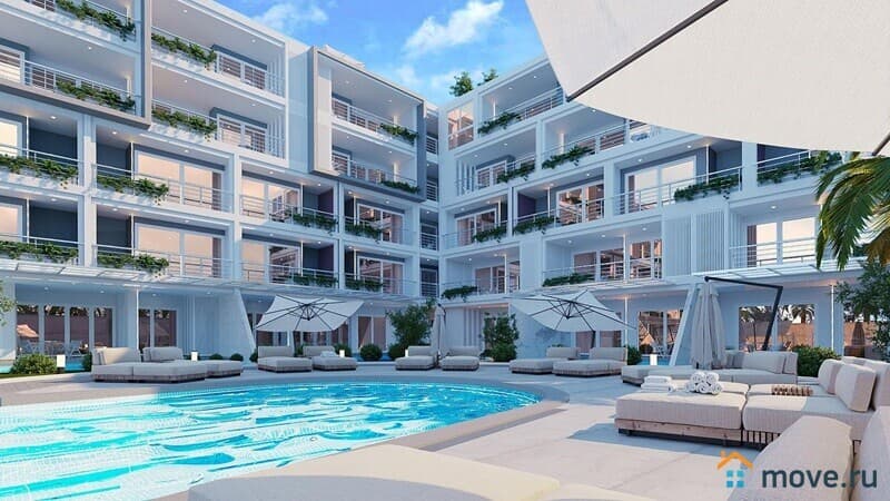 1-комн. апартаменты, 43 м²